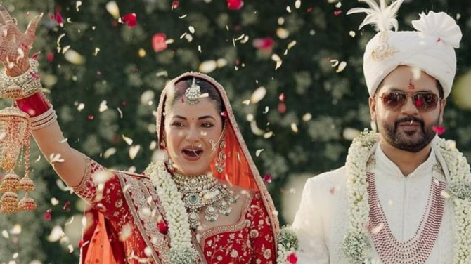 Meera Chopra`s Wedding took place in Jaipur
